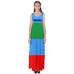 Dagestan Flag Empire Waist Maxi Dress