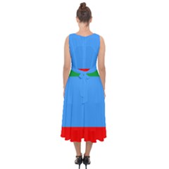 Midi Tie-Back Chiffon Dress 