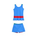 Dagestan Flag Kids  Boyleg Swimsuit