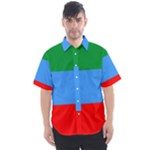 Dagestan Flag Men s Short Sleeve Shirt