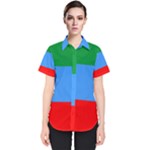 Dagestan Flag Women s Short Sleeve Shirt