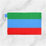 Dagestan Flag Canvas Cosmetic Bag (Large)