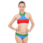 Dagestan Flag High Neck Bikini Set