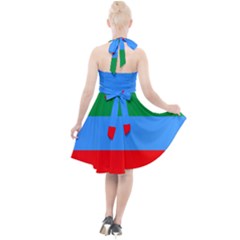 Halter Party Swing Dress  