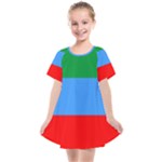 Dagestan Flag Kids  Smock Dress