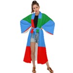 Dagestan Flag Maxi Kimono