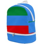 Dagestan Flag Zip Bottom Backpack