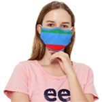 Dagestan Flag Fitted Cloth Face Mask (Adult)