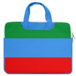 Dagestan Flag MacBook Pro 16  Double Pocket Laptop Bag 