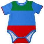 Dagestan Flag Baby Short Sleeve Bodysuit