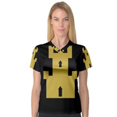 V-Neck Sport Mesh T-Shirt 