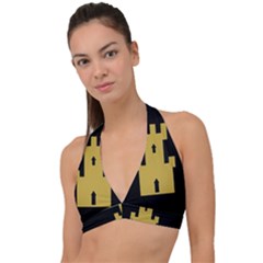 Halter Plunge Bikini Top 