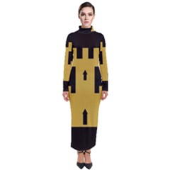 Turtleneck Maxi Dress 