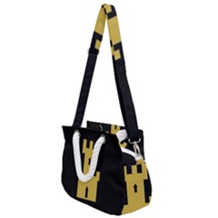 Rope Handles Shoulder Strap Bag 