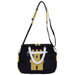 Rope Handles Shoulder Strap Bag 