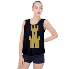 Bubble Hem Chiffon Tank Top 