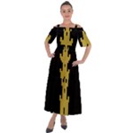 Finnmark Flag Shoulder Straps Boho Maxi Dress 