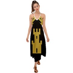 Halter Tie Back Dress  