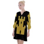 Finnmark Flag Open Neck Shift Dress