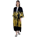 Finnmark Flag Maxi Satin Kimono