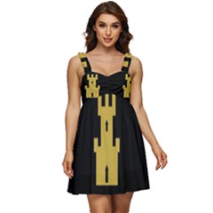 Ruffle Strap Babydoll Chiffon Dress 