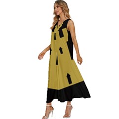 V-Neck Sleeveless Wide Leg Pants Overalls 