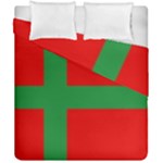 Bornholm Denmark Flag Duvet Cover Double Side (California King Size)