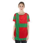 Bornholm Denmark Flag Skirt Hem Sports Top