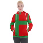 Bornholm Denmark Flag Women s Hooded Pullover