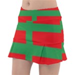 Bornholm Denmark Flag Classic Tennis Skirt