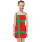 Bornholm Denmark Flag Kids  Summer Sun Dress