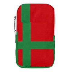 Bornholm Denmark Flag Waist Pouch (Small) from UrbanLoad.com