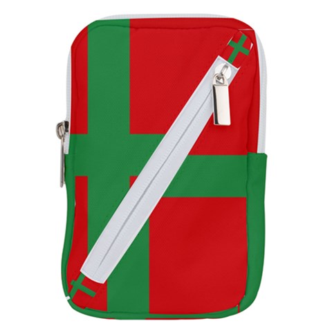 Bornholm Denmark Flag Belt Pouch Bag (Small) from UrbanLoad.com