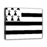 Brittany Flag Canvas 10  x 8  (Stretched)