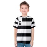 Brittany Flag Kids  Cotton Tee