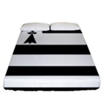 Brittany Flag Fitted Sheet (Queen Size)