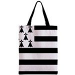 Brittany Flag Zipper Classic Tote Bag