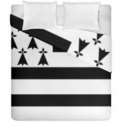 Brittany Flag Duvet Cover Double Side (California King Size) from UrbanLoad.com