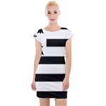 Brittany Flag Cap Sleeve Bodycon Dress