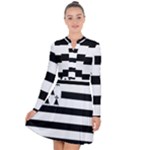 Brittany Flag Long Sleeve Panel Dress