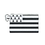 Brittany Flag Canvas Cosmetic Bag (Small)