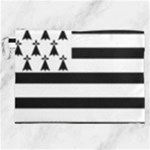 Brittany Flag Canvas Cosmetic Bag (XXL)