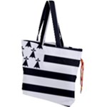 Brittany Flag Drawstring Tote Bag