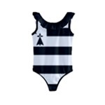 Brittany Flag Kids  Frill Swimsuit