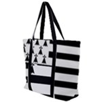 Brittany Flag Zip Up Canvas Bag