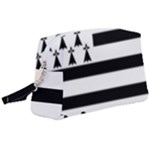 Brittany Flag Wristlet Pouch Bag (Large)