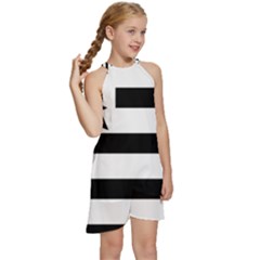 Kids  Halter Collar Waist Tie Chiffon Dress 