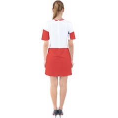 Sixties Short Sleeve Mini Dress 