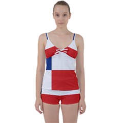 Tie Front Two Piece Tankini 