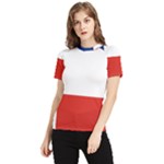 Banskobystricky Flag Women s Short Sleeve Rash Guard